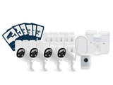 NEXSMART™ STOR SMART ALARM PAKKE MED KAMERA (100-200M2) - 1