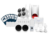 NEXSMART™ STOR SMART ALARM PAKKE MED KAMERA (100-200M2) - BESKYTTELSE FOR MILJØET - 1