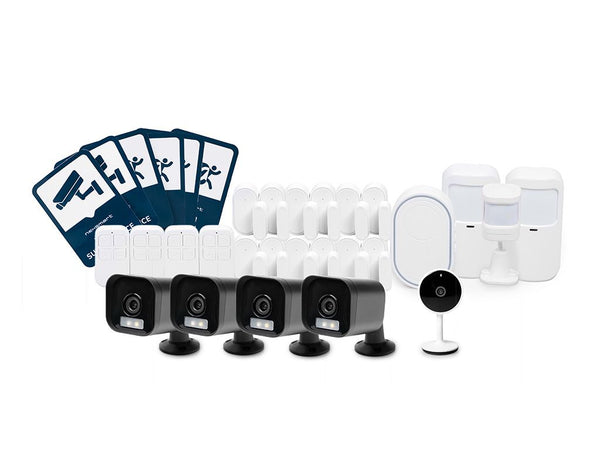 NEXSMART™ STOR SMART ALARM PAKKE MED KAMERA (100-200M2)