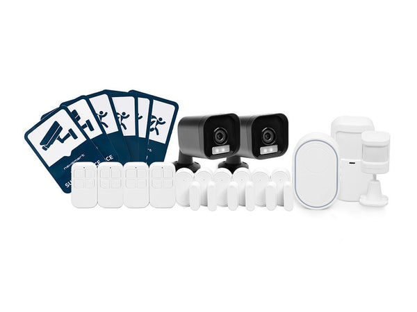 NEXSMART™ MELLOM SMART ALARM PAKKE MED KAMERA (50-100M2)