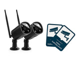 NEXSMART™ VISION5 PLUS 2K HD OVERVÅKNINGSKAMERA- 2 PAK+KLISTREMERKE